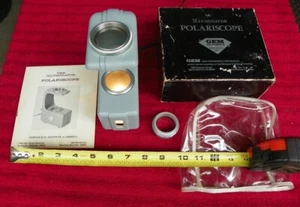 Gem Instruments Vintage Polariscope INSTRUMENTS ILLUMINATOR POLARISCOPE Boxed - Picture 1 of 13