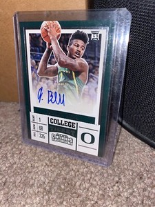 2017-18  Panini Contenders Draft Picks College Ticket JORDAN BELL  Auto  RC #90