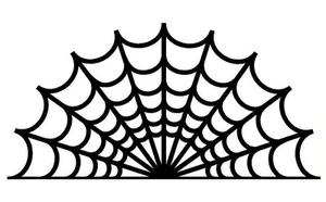 SPIDER WEB #50 DECAL VINYL GRAPHIC CAR TRUCK SUV VAN CROSS OVER VEHICLE CREEPY - Bild 1 von 2