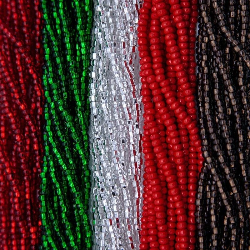 Paquete checo de 6/0 Preciosa ramas de acebo cuentas de semillas de vidrio de rocaille Foto 1 de 1