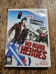 No More Heroes (Nintendo Wii, 2008) - European Version Complete With Manual