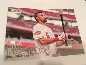 2016 Topps Stadium Club Jumbo 5x7 Billy Hamilton Reds 163 #’d 09/49 - Picture 1 of 1