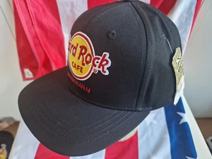 HRC Hard Rock Cafe Honolulu Hawaii Classic Logo Base Cap Basecap Hat NWT black - Picture 1 of 4