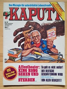 Kaputt Nr.28 von 1977 - Z1-2 Comicheft Satire-Magazin  CONDOR - Picture 1 of 3