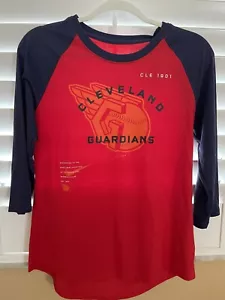 NIKE Cleveland Guardians Small Women Ladies Top Shirt Baseball - Picture 1 of 5