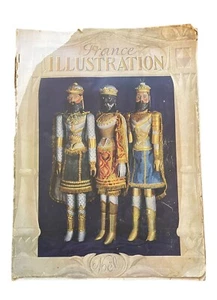 France Illustration  publisher Le Monde  1948 Noel  / 11 x 15 inches - Foto 1 di 5