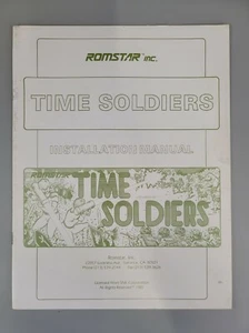 Time Soldiers Original Vintage Installation Arcade Manual  - Picture 1 of 3