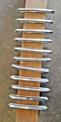 1958 CADILLAC QUARTER PANEL GARNISH MOULDINGS ELDORADO BIARRITZ CONVERTIBLE  Foto 1 de 4