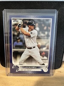 2022 Topps #380 DJ LeMahieu Royal Blue - Picture 1 of 2
