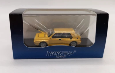 Lancia Delta HF Integrale Evo 2 yellow 38413 1/87 H0 RICKO Brekina Busch §§ - Immagine 1 di 4
