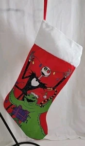 Disney Nightmare Before Christmas Oogie Boogie Jack Skellington Stocking 19" NEW - Picture 1 of 4