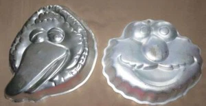 LOT Wilton CAKE PAN Sesame St ELMO Muppet BIG BIRD Henson Birthday Party Bake - Picture 1 of 7