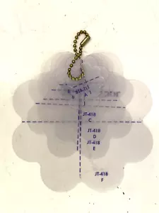 June Tailor Sized Daisy Pattern Set JT-418 A-F - Picture 1 of 7