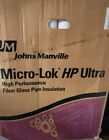 Johns Manville Micro-Lok HP Ultra Pipe Insulation 1-1/4 × 1 for 1-5/8 lot-4pcs