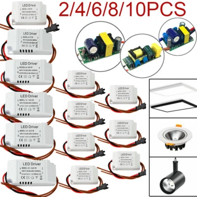 2-10X Led Driver Transformer 24v 36v 48v Power Supply 110/220v DC 8w 12w 25W 36W - Image 1 of 4