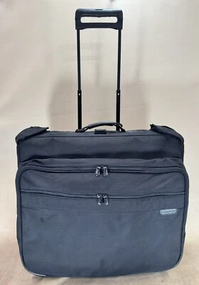 Briggs & Riley Baseline Black 24” Wheeled Wardrobe Large Garment Bag U76 - Image 1 of 4