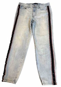 Tommy Hilfiger Tribeca Skinny Light Denim with Tommy Side Stripes Size 8 - Picture 1 of 8