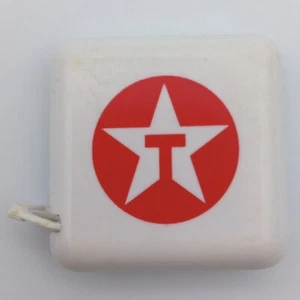 Vintage Texaco Maßband Tankstelle Werbung 3' Kunststoff Stoff Promo - Bild 1 von 7