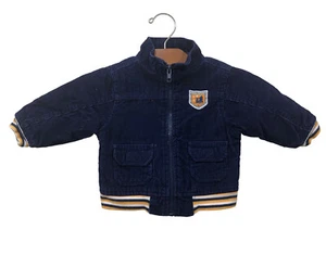 Vintage Boys 6/9 Months Cordury Jacket Activewear Lined Medium Weight - Picture 1 of 4