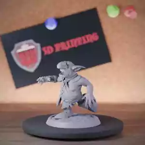 Goblin Laufen Miniatur Monster Dungeons and Dragons Mini DnD 5e TTRPG - Bild 1 von 8