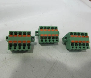 (LOT OF 3 NEW) Phoenix Contact 4 Pin Terminal Block Connectors TFKC 2,5-5,08 - Picture 1 of 4