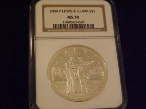 2004-P $1 LEWIS & CLARK NGC MS 70 - Picture 1 of 2