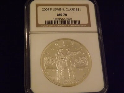 2004-P   $1     LEWIS & CLARK            NGC MS 70 - Image 1 of 2