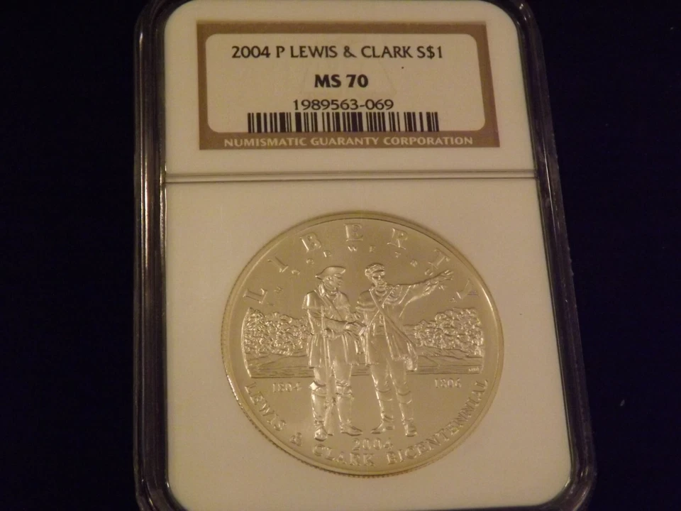 2004-P   $1     LEWIS & CLARK            NGC MS 70 - Image 1 of 2