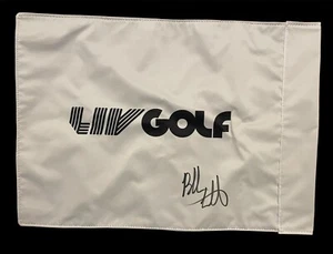 Masters Champion Bubba Watson Signed LIV Golf Flag COA - Picture 1 of 1