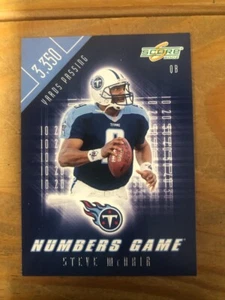 Steve McNair NUMBERS GAME 2406/3350 - 02 Score #NG 6 - Picture 1 of 2