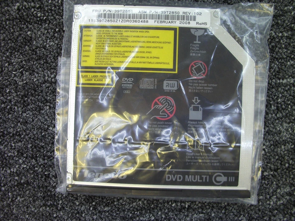 IBM DVD/CD-RW Burner Drive 39T2829 - Image 1 of 1