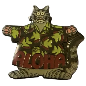 Aloha Cat Hawaiian Shirt Travel Souvenir Pin - Picture 1 of 2