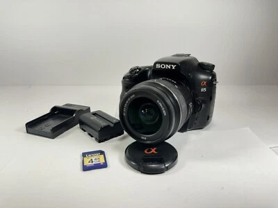 Sony SLT-A65 24,3 mega píxeles espejo translúcido SLR digital con lente de 18-55 mm con tarjeta SD Foto 1 de 4
