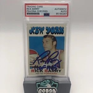 1971 Topps Rick Barry RC #170 PSA Authentic Auto - Picture 1 of 2