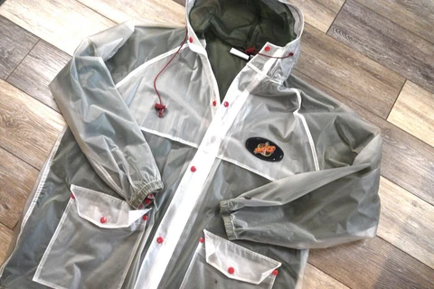 Vintage Pro Player Seattle SuperSonics clear rain coat poncho XL Cover