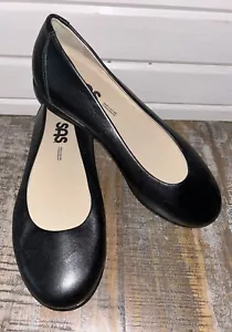 Scarpe ballerine nuove senza scatola SAS taglia 6 W larghe sceniche in pelle nera comode slip-on - Foto 1 di 11