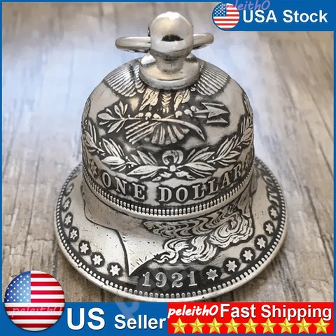 Morgan Silver Dollar Bell Silver Coin Bells,2023 NEW Cover