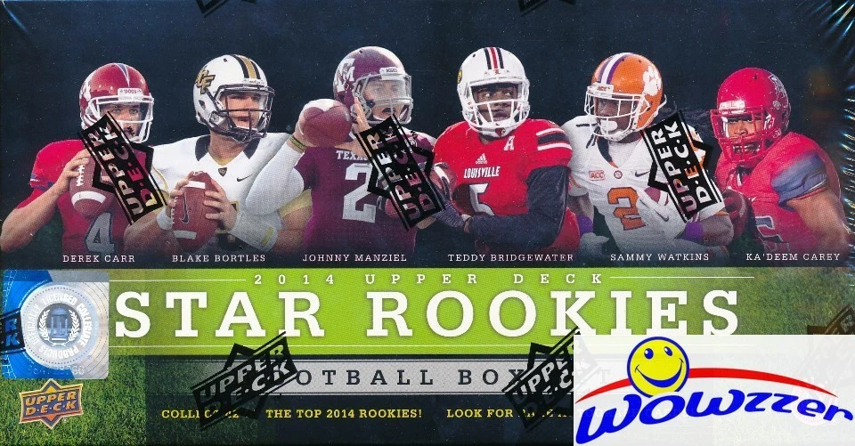 2014 Upper Deck Football STAR ROOKIES Factory Sealed Box Set-Look for AUTO  - Image 1 of 1