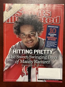 2004 Sports Illustrated July 5 Hitting Pretty Manny Ramirez - Picture 1 of 3