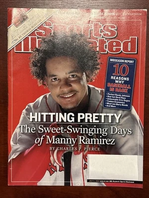 2004 Sports Illustrated July 5 Hitting Pretty Manny Ramirez - Image 1 of 3