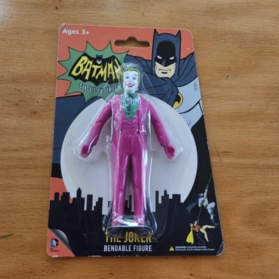 Figura de acción Batman Joker Bendy juguete flexible Smith NJ Croce NUEVO SELLADO Foto 1 de 4