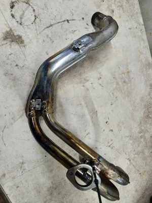 1991 KAWASAKI ELIMINATOR 250 EL250B FULL EXHAUST SYSTEM HEADERS PIPE MUFFLER - Image 1 of 4