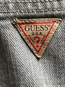 Vtg 90s Guess Jeans 31x32  Mens Light Gray Denim Made in USA Style - Picture 1 of 13