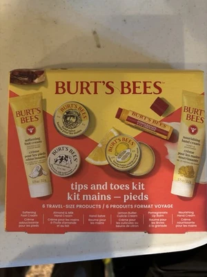 Kit de 6 piezas de crema labial para manos y pies Burts Bees puntas y dedos de los pies Foto 1 de 3