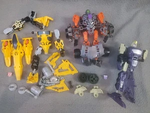 Transformers Construct-Bots Lot Blitzwing Bumblebee & Dinobot Warrior Lockdown - Picture 1 of 6