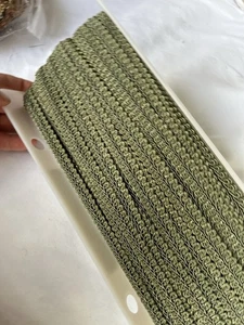 1/2" CONSO SAGE GIMP TRIM DRAPERY UPHOLSTERY TRIM French 26 yards - Picture 1 of 3