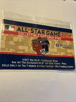 MLB All-Star Game 2014 Majestic Jerseys Collectible Giveaway Pin WinCraft, Twins - Image 1 of 3