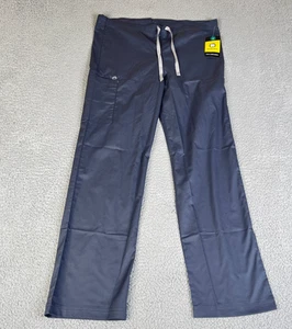 Wink Scrub Bottoms Pants Unisex Small Gray Classic Fit Drawstring Nurse Vet Tech - Picture 1 of 16