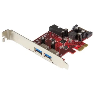 StarTech.com Scheda Espansione PCI Express USB 3.0 a 4 porte - 2 interne, 2 este - Foto 1 di 8
