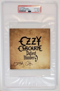OZZY OSBOURNE signé PATIENT NUMÉRO 9 CD insert PSA/ADN authentique autographe - Photo 1/2